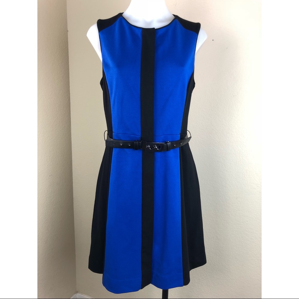 Vince Camuto Sterling Belted Shift Dress